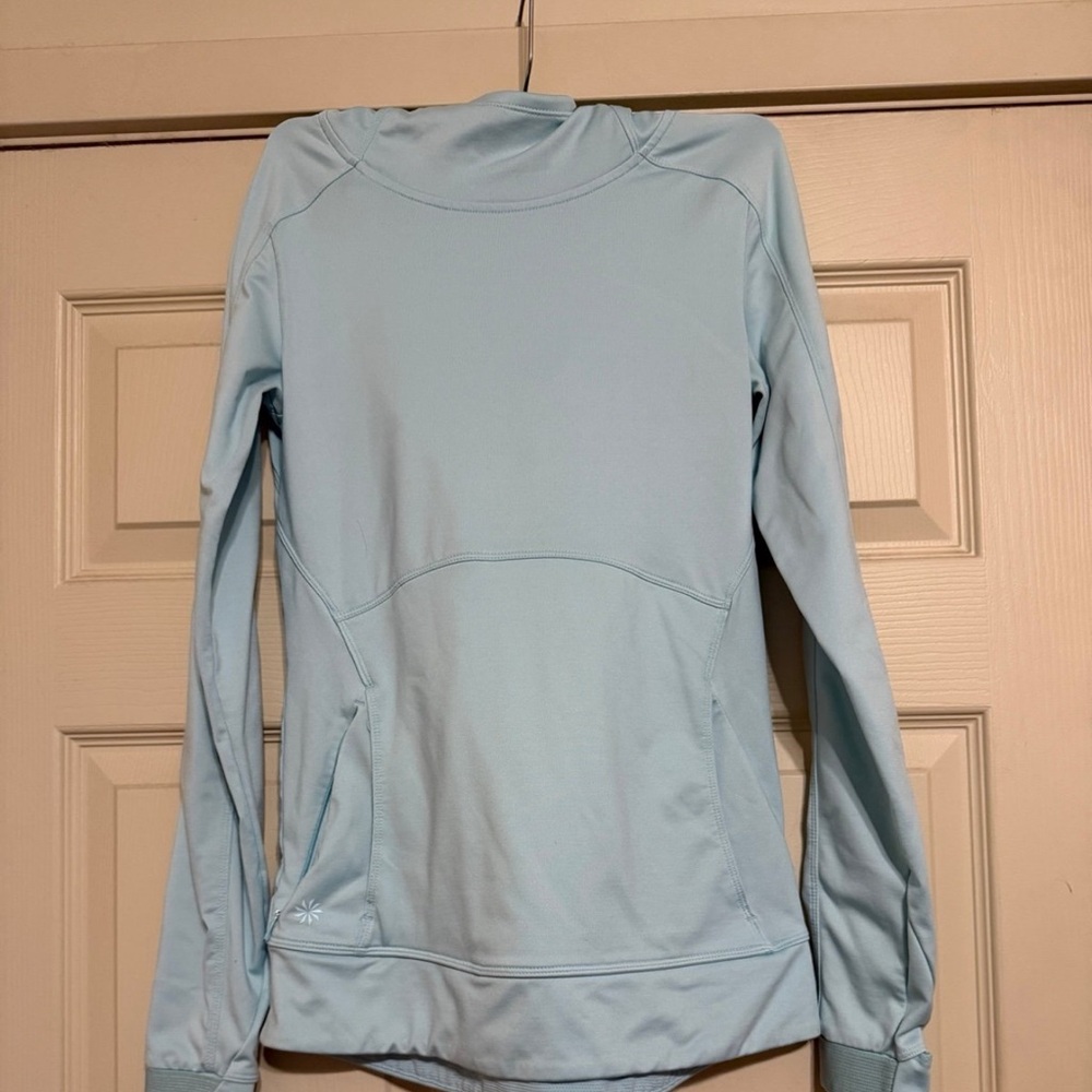 Athleta Sky Blue Sweatshirt Size XXS